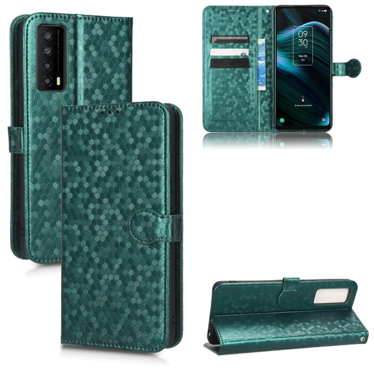 For TCL Stylus 5G Honeycomb Dot Texture Leather Phone Case