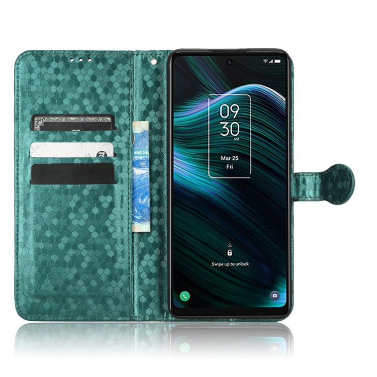 For TCL Stylus 5G Honeycomb Dot Texture Leather Phone Case