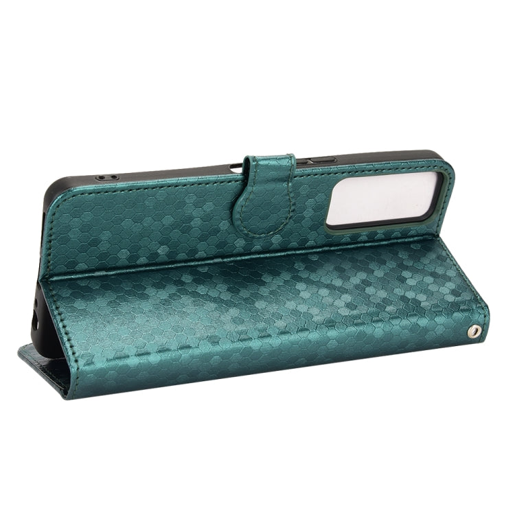 For TCL 30 5G Honeycomb Dot Texture Leather Phone Case