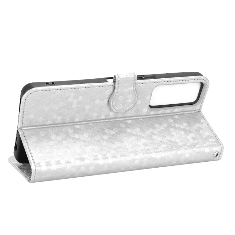 For TCL 30 5G Honeycomb Dot Texture Leather Phone Case