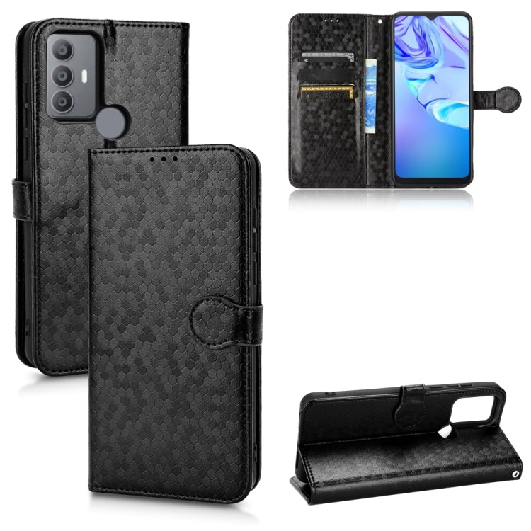 For TCL 30 SE Honeycomb Dot Texture Leather Phone Case