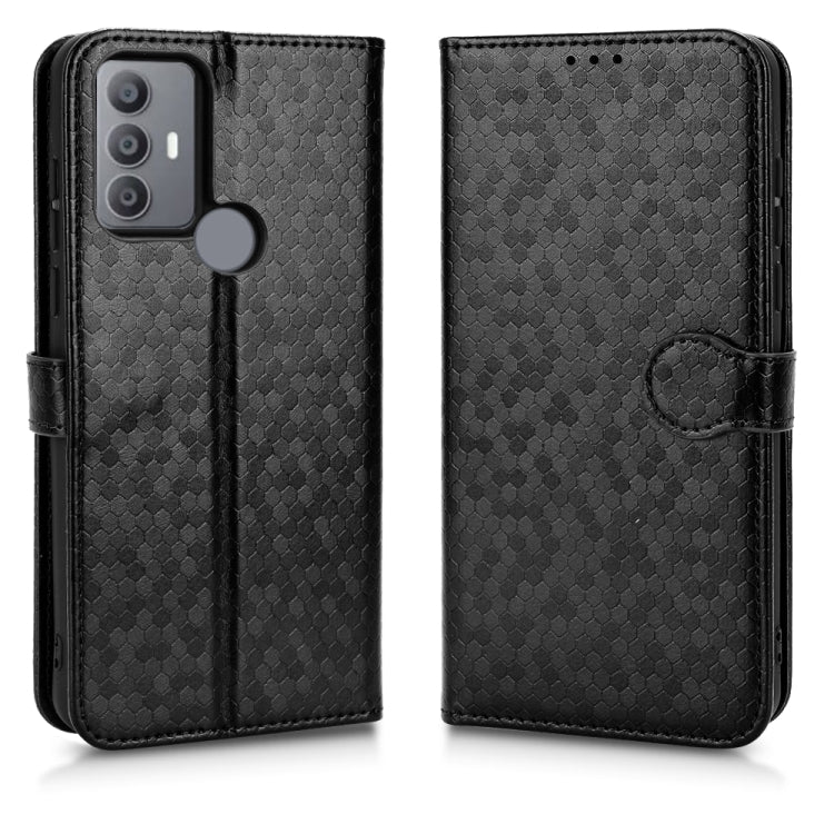 For TCL 30 SE Honeycomb Dot Texture Leather Phone Case
