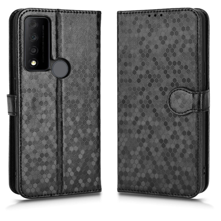 For TCL 30V 5G Honeycomb Dot Texture Leather Phone Case