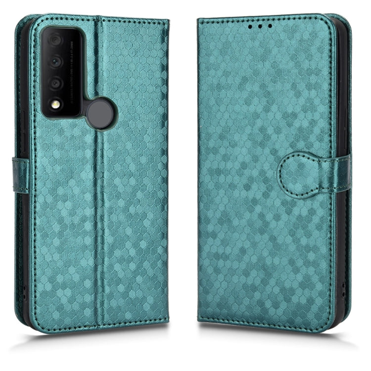 For TCL 30V 5G Honeycomb Dot Texture Leather Phone Case