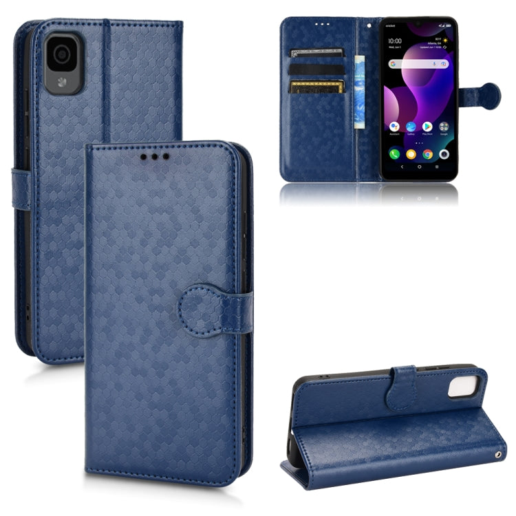 For TCL 30z T602DL Honeycomb Dot Texture Leather Phone Case