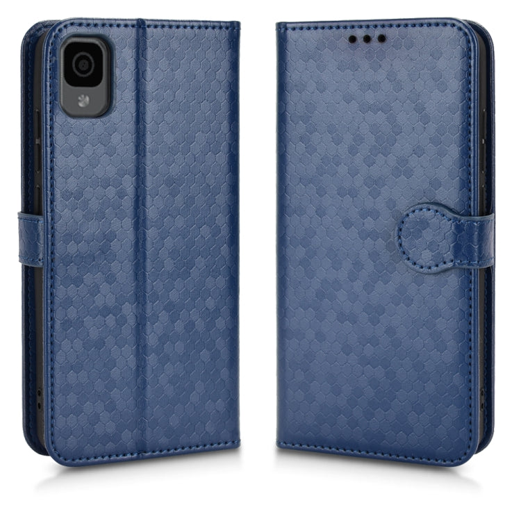 For TCL 30z T602DL Honeycomb Dot Texture Leather Phone Case