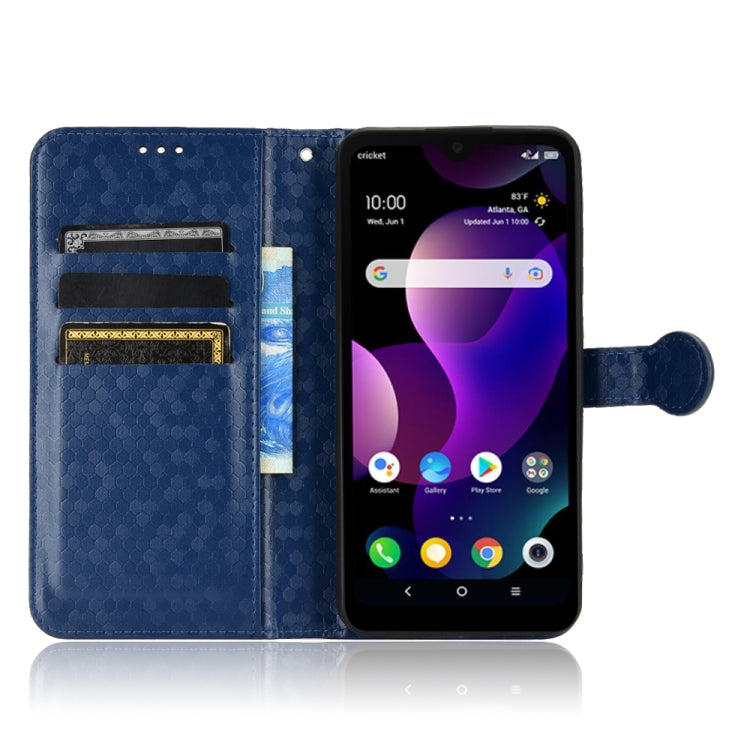 For TCL 30z T602DL Honeycomb Dot Texture Leather Phone Case