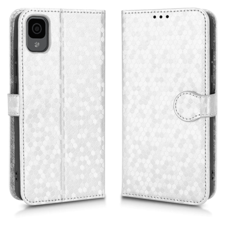 For TCL 30z T602DL Honeycomb Dot Texture Leather Phone Case