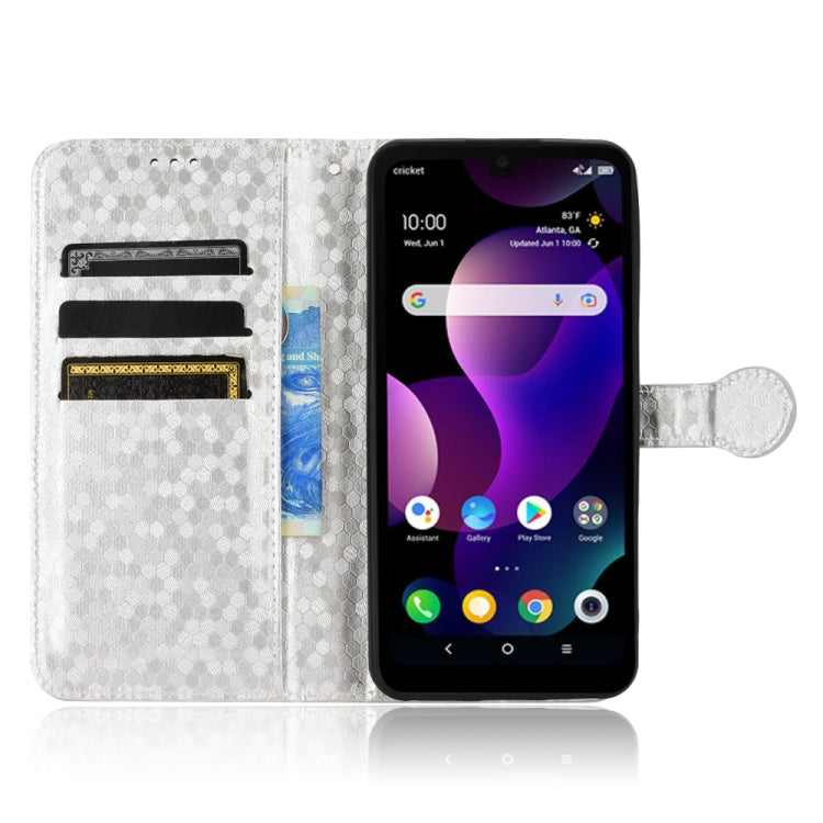 For TCL 30z T602DL Honeycomb Dot Texture Leather Phone Case