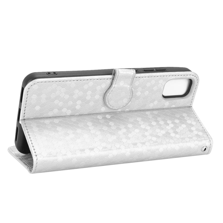 For TCL 30z T602DL Honeycomb Dot Texture Leather Phone Case