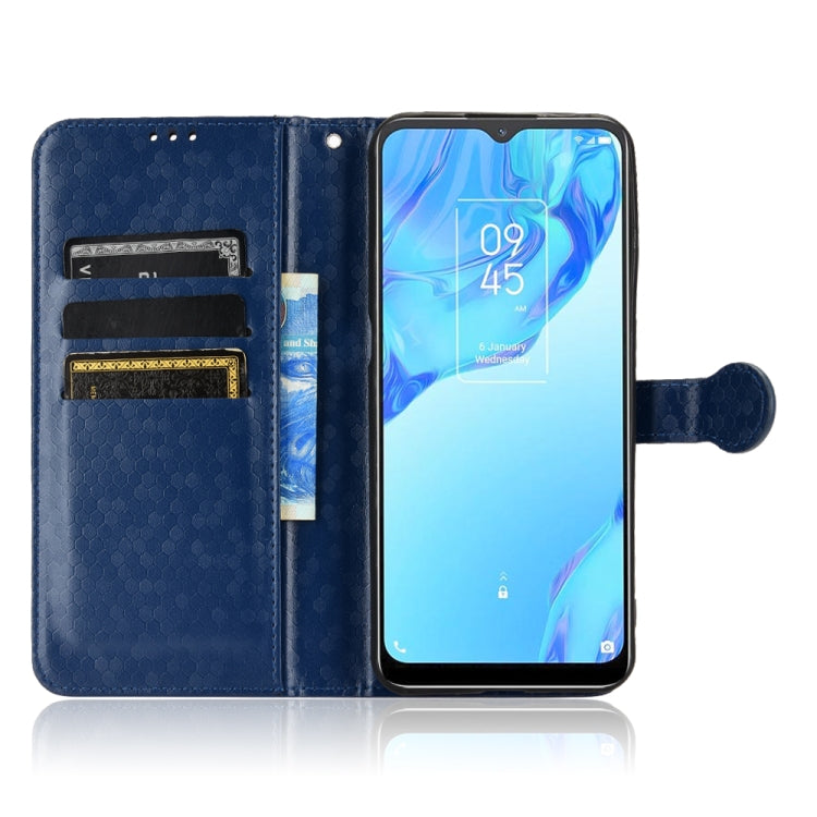 For TCL 20B Honeycomb Dot Texture Leather Phone Case