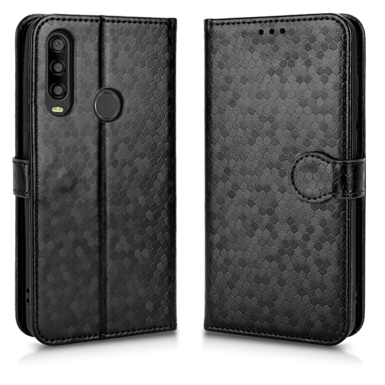 For TCL L10 Pro Honeycomb Dot Texture Leather Phone Case