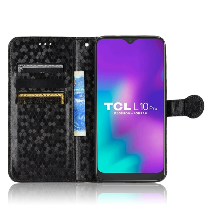 For TCL L10 Pro Honeycomb Dot Texture Leather Phone Case