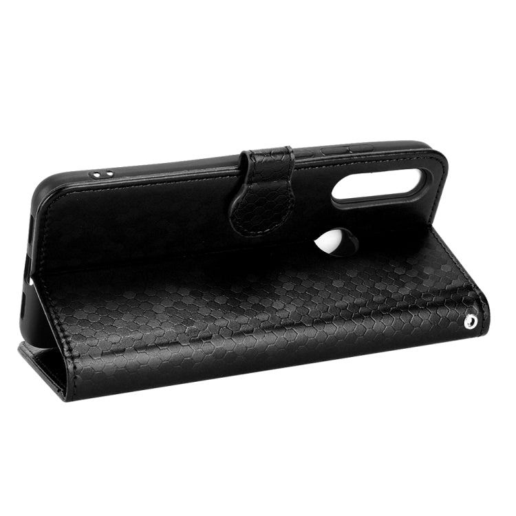 For TCL L10 Pro Honeycomb Dot Texture Leather Phone Case