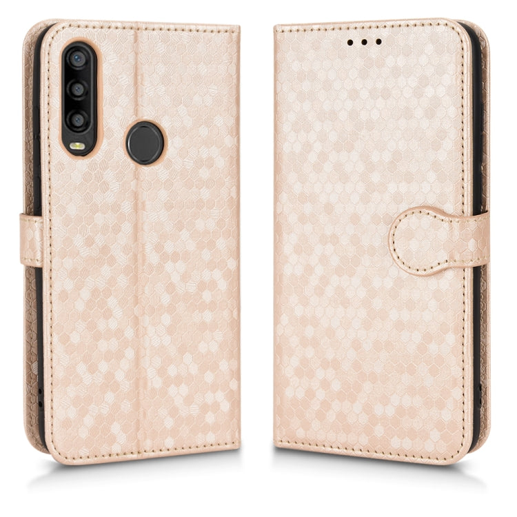 For TCL L10 Pro Honeycomb Dot Texture Leather Phone Case