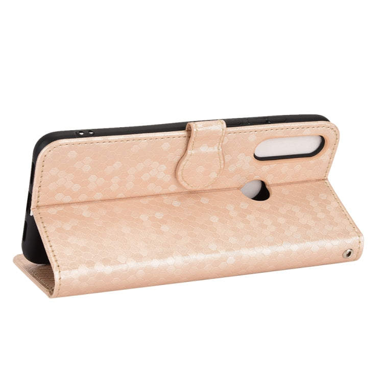 For TCL L10 Pro Honeycomb Dot Texture Leather Phone Case