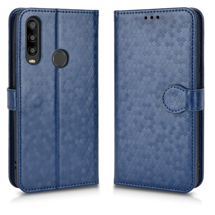 For TCL L10 Pro Honeycomb Dot Texture Leather Phone Case
