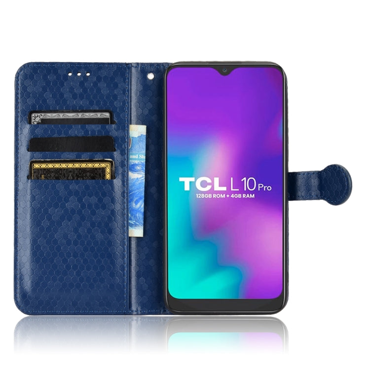 For TCL L10 Pro Honeycomb Dot Texture Leather Phone Case