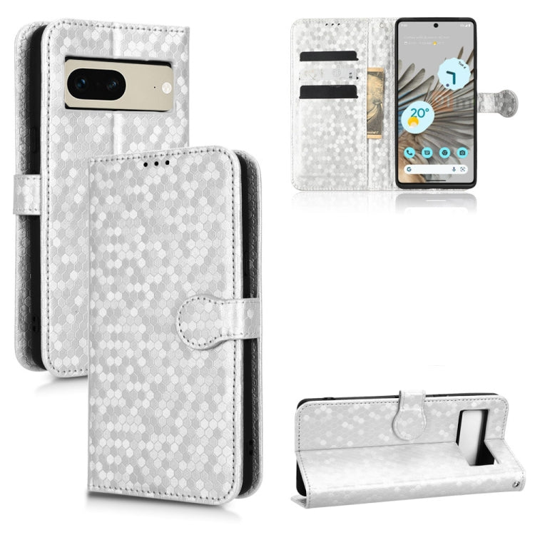For Google Pixel 7 Honeycomb Dot Texture Leather Phone Case