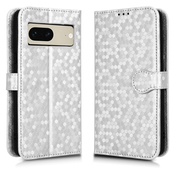 For Google Pixel 7 Honeycomb Dot Texture Leather Phone Case