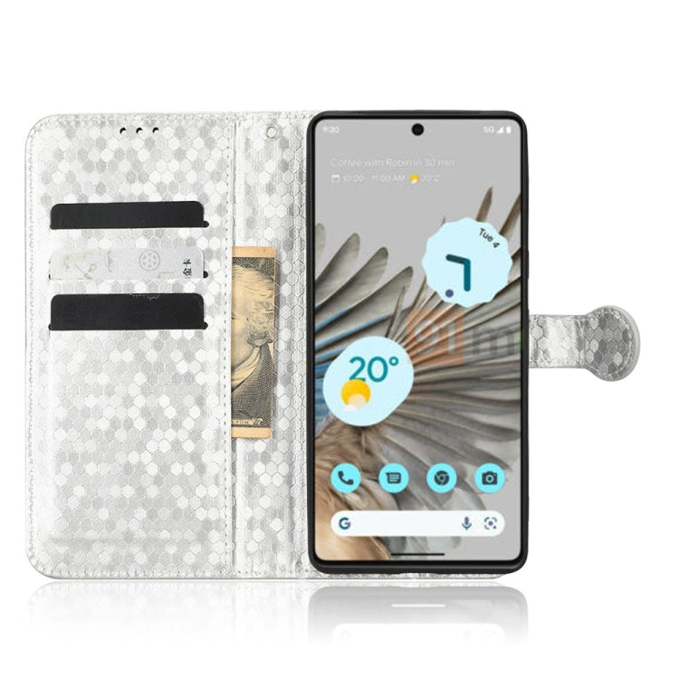 For Google Pixel 7 Honeycomb Dot Texture Leather Phone Case