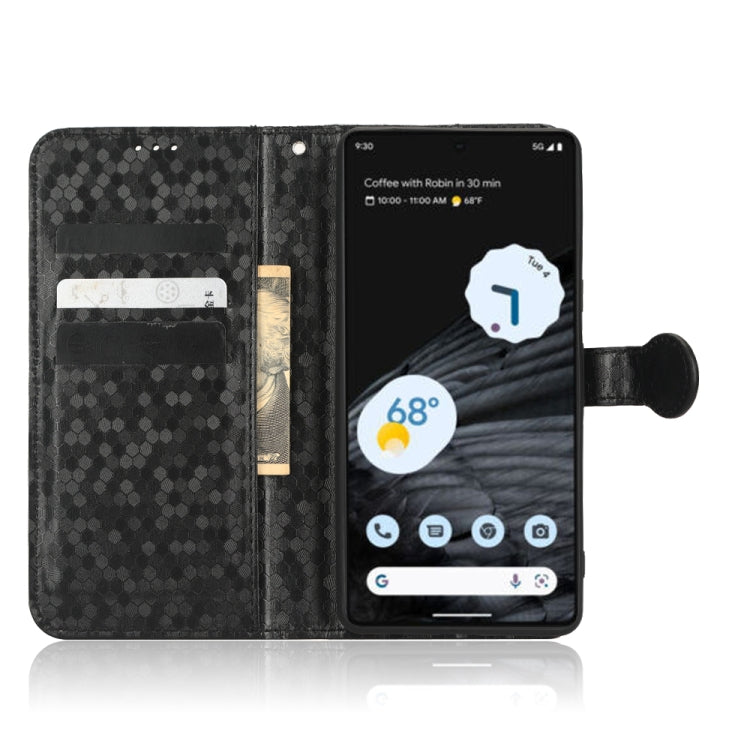 For Google Pixel 7 Pro Honeycomb Dot Texture Leather Phone Case