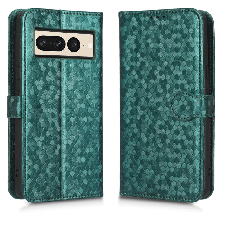 For Google Pixel 7 Pro Honeycomb Dot Texture Leather Phone Case