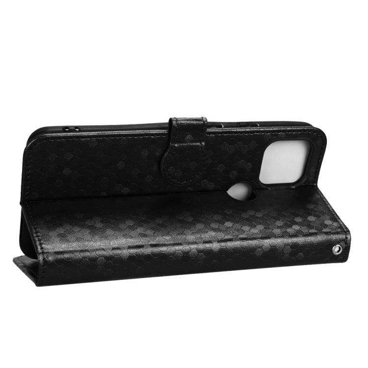 For Google Pixel 5a 5G Honeycomb Dot Texture Leather Phone Case