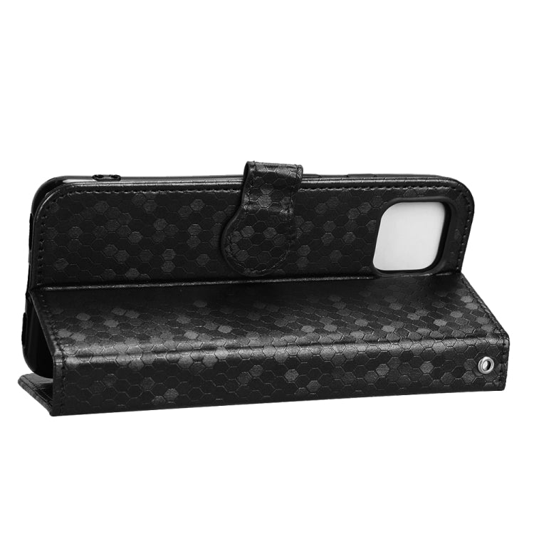 For Google Pixel 4 Honeycomb Dot Texture Leather Phone Case