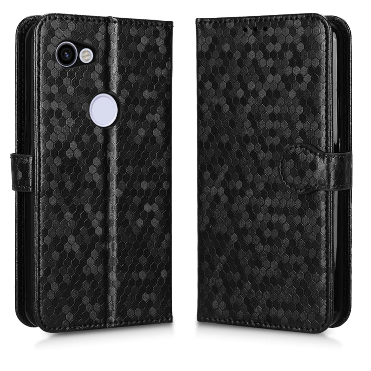 For Google Pixel 3 Lite / Pixel 3A Honeycomb Dot Texture Leather Phone Case