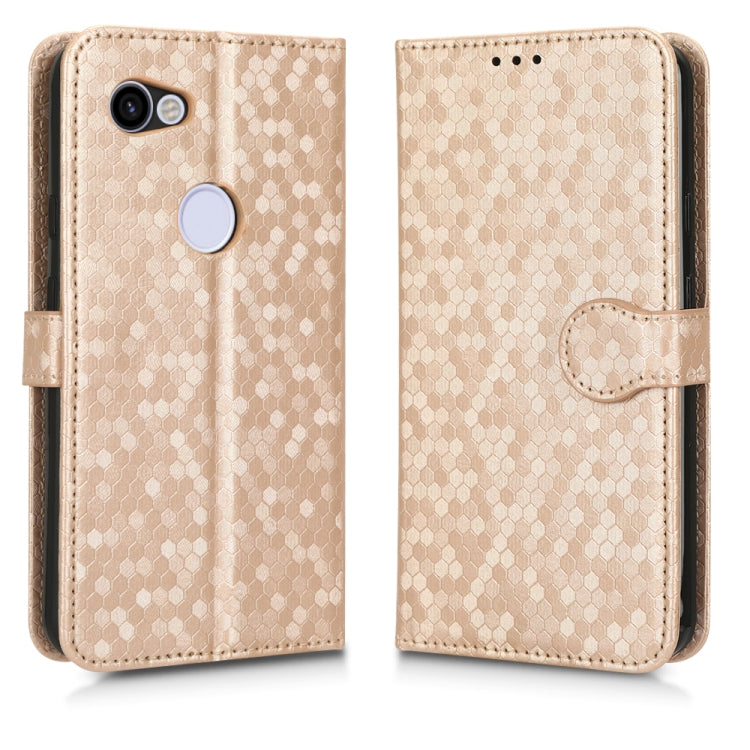 For Google Pixel 3 Lite / Pixel 3A Honeycomb Dot Texture Leather Phone Case
