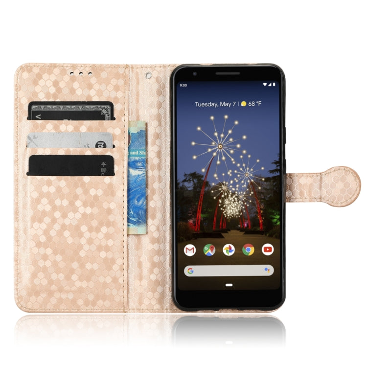 For Google Pixel 3 Lite / Pixel 3A Honeycomb Dot Texture Leather Phone Case