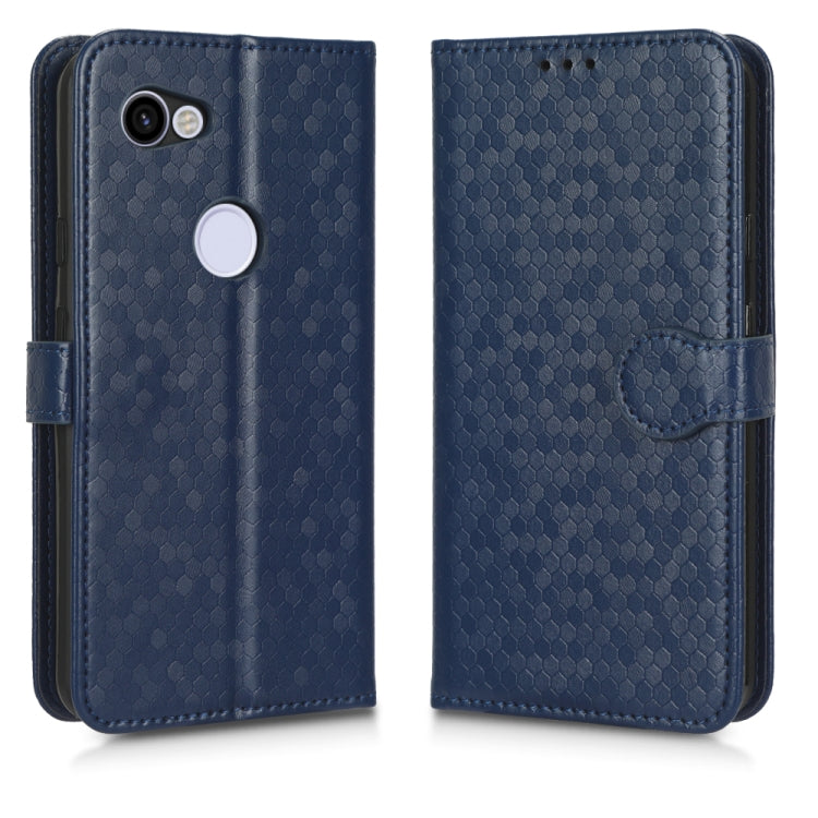 For Google Pixel 3 Lite / Pixel 3A Honeycomb Dot Texture Leather Phone Case