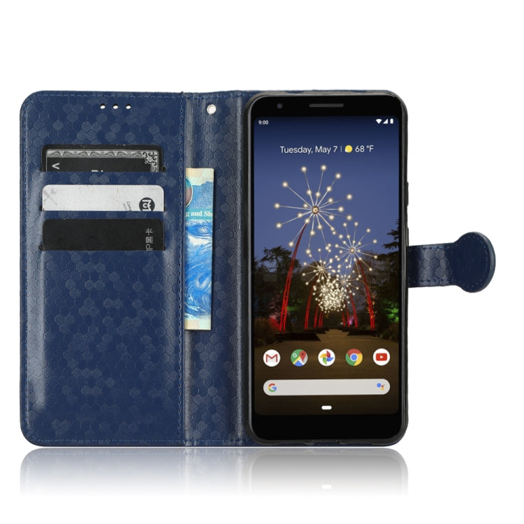 For Google Pixel 3 Lite / Pixel 3A Honeycomb Dot Texture Leather Phone Case