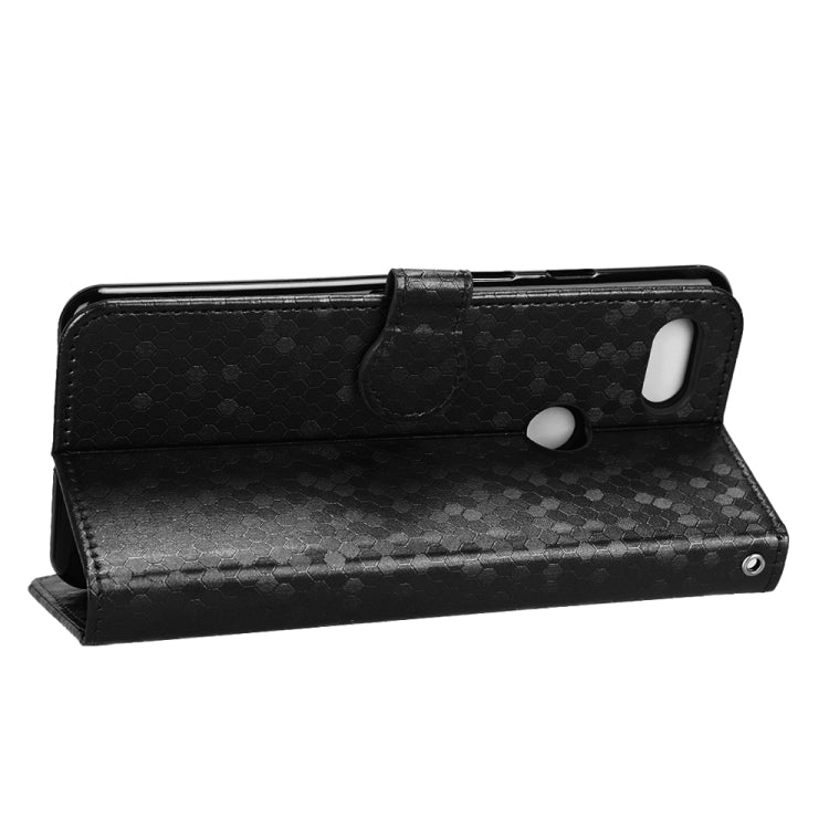 For Google Pixel 3 XL Lite / Pixel 3a XL Honeycomb Dot Texture Leather Phone Case