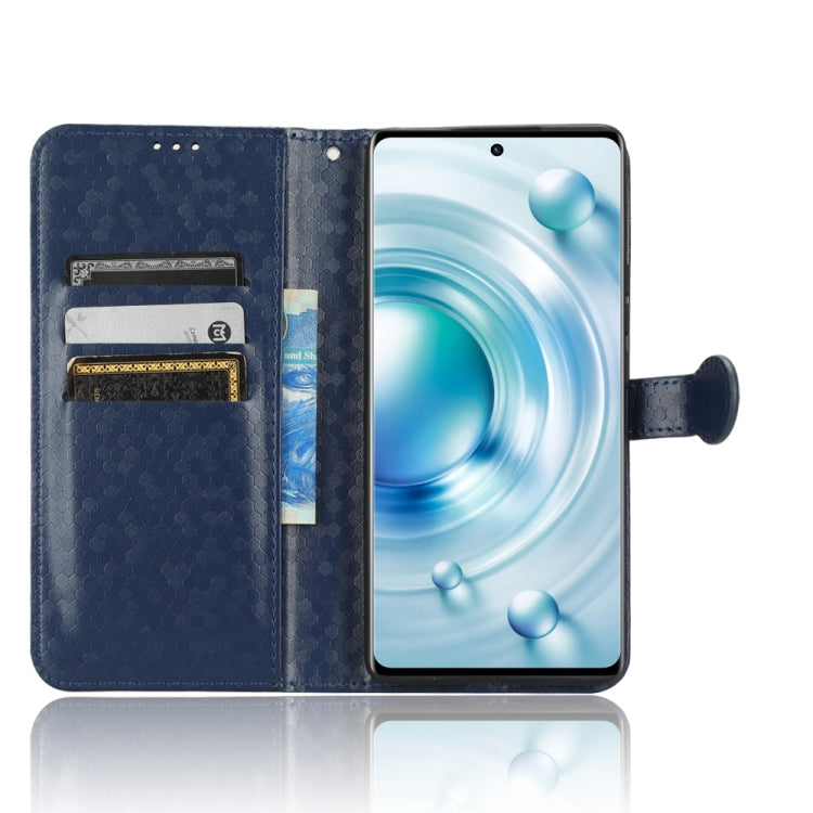 For vivo X80 Honeycomb Dot Texture Leather Phone Case