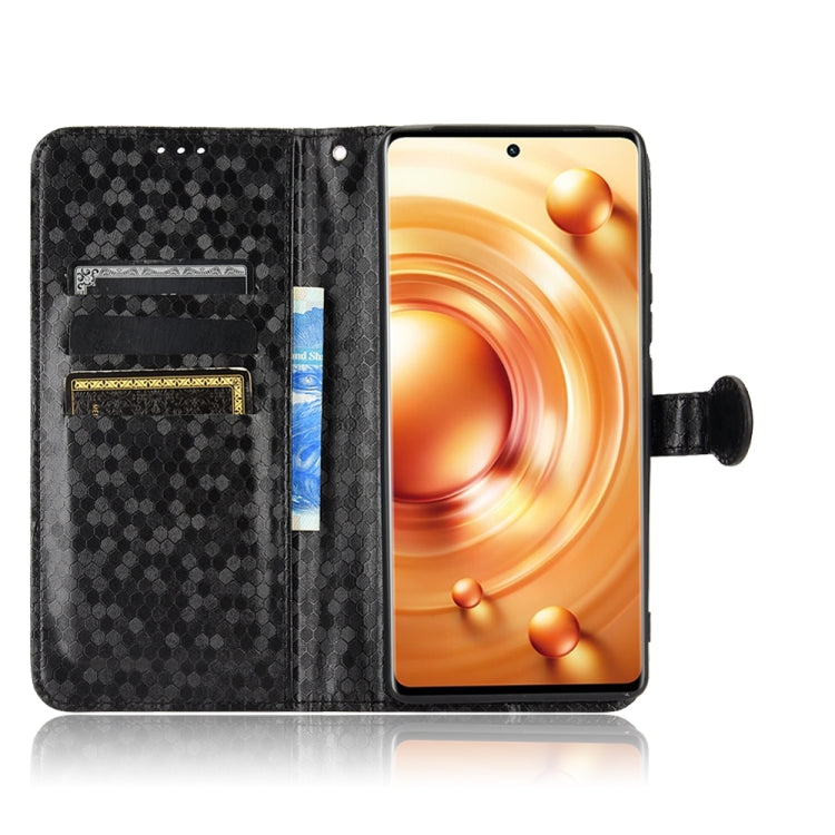 For vivo X80 Pro Honeycomb Dot Texture Leather Phone Case