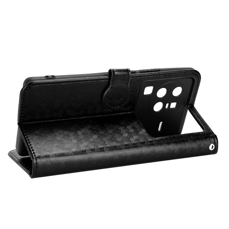 For vivo X80 Pro Honeycomb Dot Texture Leather Phone Case