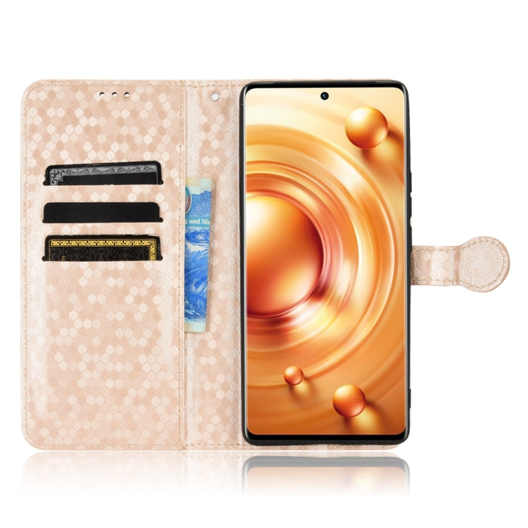 For vivo X80 Pro Honeycomb Dot Texture Leather Phone Case