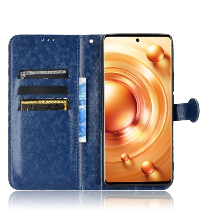 For vivo X80 Pro Honeycomb Dot Texture Leather Phone Case