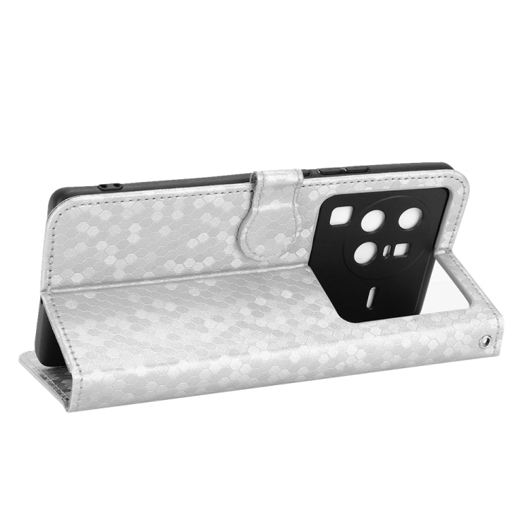 For vivo X80 Pro Honeycomb Dot Texture Leather Phone Case