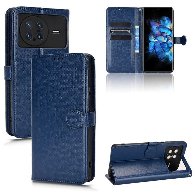 For vivo X Note Honeycomb Dot Texture Leather Phone Case