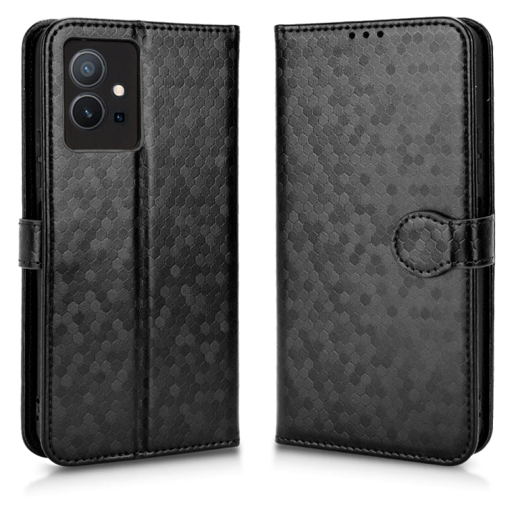 For vivo T1 5G / Y75 5G / Y55 5G Global Honeycomb Dot Texture Leather Phone Case