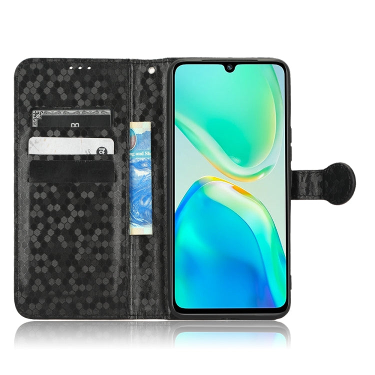For vivo S15e 5G Honeycomb Dot Texture Leather Phone Case