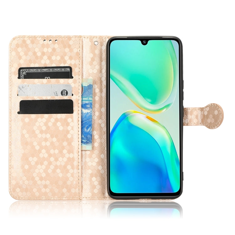 For vivo S15e 5G Honeycomb Dot Texture Leather Phone Case