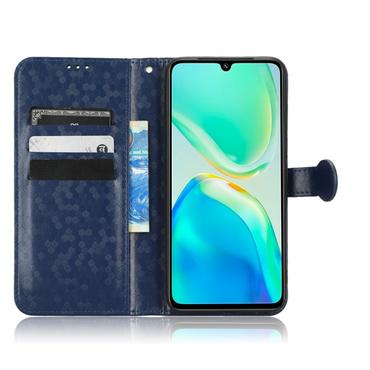 For vivo S15e 5G Honeycomb Dot Texture Leather Phone Case