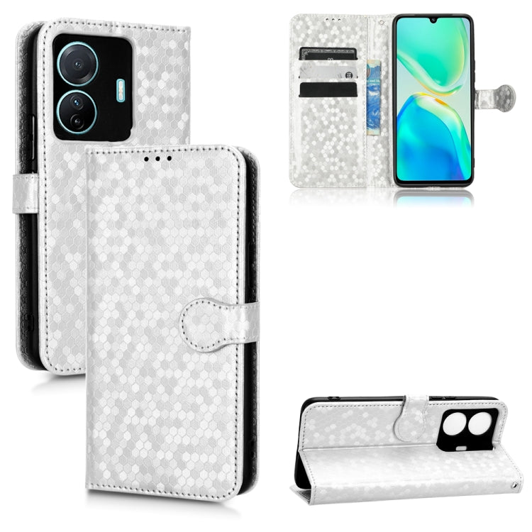 For vivo S15e 5G Honeycomb Dot Texture Leather Phone Case