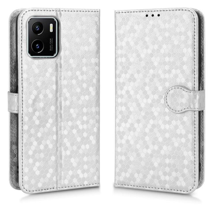 For vivo Y15s Honeycomb Dot Texture Leather Phone Case