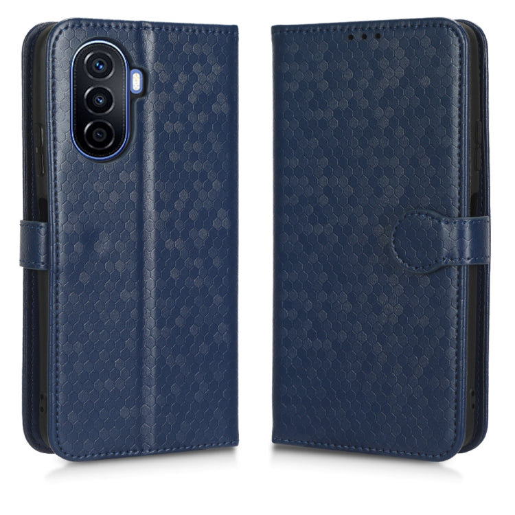 For Huawei nova Y70 / nova Y70 Plus Honeycomb Dot Texture Leather Phone Case