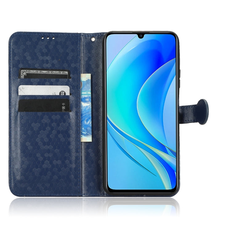 For Huawei nova Y70 / nova Y70 Plus Honeycomb Dot Texture Leather Phone Case